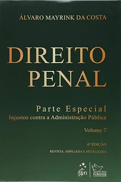 Livro Direito Penal - V. 07 - Parte Especial - Resumo, Resenha, PDF, etc.