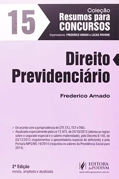 Livro Direito Previdenciário - Volume 15. Coleção Resumos Para Concursos - Resumo, Resenha, PDF, etc.