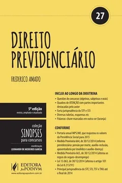 Livro Direito Previdenciário - Volume 27 - Resumo, Resenha, PDF, etc.