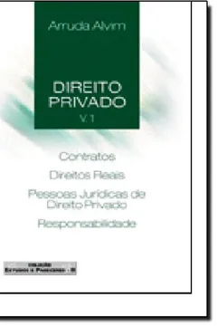 Livro Direito Privado - Volume 1 - Resumo, Resenha, PDF, etc.