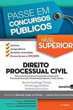 Livro Direito Processual Civil. Nível Superior - Coleção Passe em Concursos - Resumo, Resenha, PDF, etc.