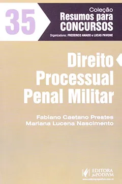 Livro Direito Processual Penal Militar - Volume 35. Coleção Resumos Para Concursos - Resumo, Resenha, PDF, etc.