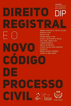 Livro Direito Registral e o Novo CPC - Resumo, Resenha, PDF, etc.