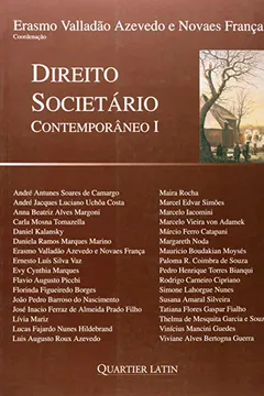 Livro Direito Societario Contemporâneo I - Resumo, Resenha, PDF, etc.