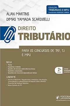 Livro Direito Tributário: Para os Concursos de TRF, TJ e MPU - Resumo, Resenha, PDF, etc.