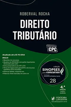 Livro Direito Tributário. Sinopses Para Concursos - Volume 28 - Resumo, Resenha, PDF, etc.