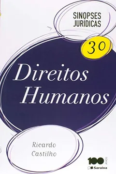 Capa do livro Direitos Humanos - Volume 30. Coleção Sinopses Jurídicas