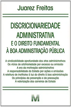 Livro Discricionariedade Administrativa - Resumo, Resenha, PDF, etc.