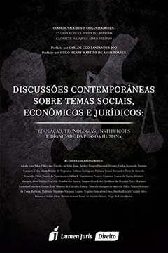 Capa do livro Discussões Contemporâneas Sobre Temas Sociais, Econômicos e Jurídicos