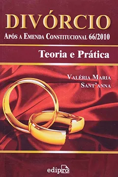 Livro Divórcio. Após A Emenda Constitucional 66/20 - Teoria E Prática - Resumo, Resenha, PDF, etc.