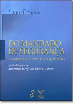 Capa do livro Do Mandado De Segurança