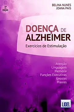 Capa do livro Doença de Alzheimer. Exercícios de Estimulação