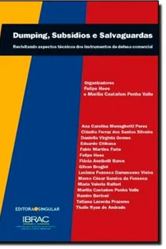 Livro Dumping, Subsidios E Salvaguardas - Resumo, Resenha, PDF, etc.