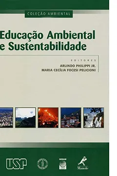 Capa do livro Educação ambiental e sustentabilidade