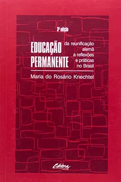 Capa do livro Educação Permanente. Da Reunificação Alemã A Reflexões E Práticas No Brasil