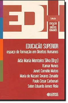 Capa do livro Educação Superior. Espaço de Formação em Direitos Humanos