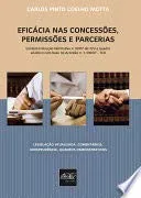 Capa do livro Eficacia Nas Concessoes Permissoes E Parceiras