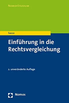 Capa do livro Einfuhrung in Die Rechtsvergleichung: Aus Dem Italienischen Ubersetzt Von Dr. Jacob Joussen