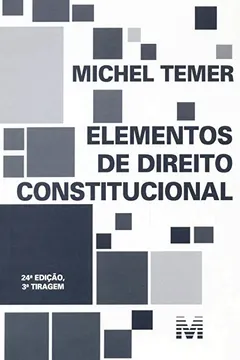Livro Elementos de Direito Constitucional - Resumo, Resenha, PDF, etc.