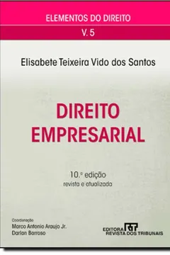 Livro Elementos Do Direito. Direito Empresarial - Volume 5 - Resumo, Resenha, PDF, etc.