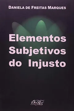 Capa do livro Elementos Subjetivos do Injusto