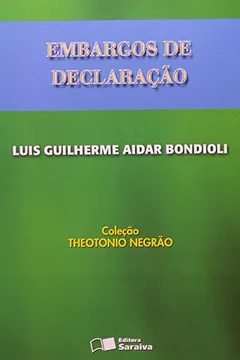 Livro Embargos de Declaração - Resumo, Resenha, PDF, etc.