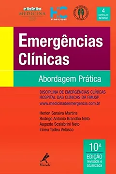 Capa do livro Emergências Clinicas. Abordagem Pratica