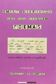 Livro Emily Dickinson. Não Sou Ninguém - Resumo, Resenha, PDF, etc.