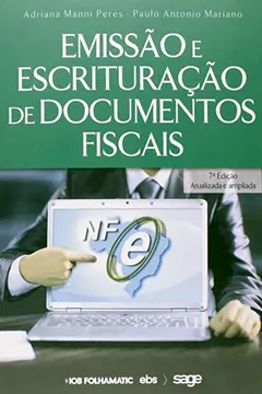 Livro Emissão e Escrituração de Documentos Fiscais - Resumo, Resenha, PDF, etc.
