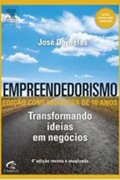 Capa do livro Empreendedorismo. Transformando Ideias em Negócios