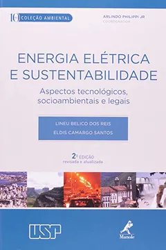 Capa do livro Energia Elétrica e Sustentabilidade. Aspectos Tecnológicos, Socioambientais e Legais