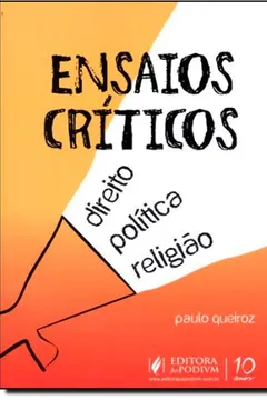 Capa do livro Ensaios Críticos. Direito, Política e Religião