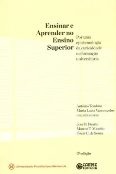 Capa do livro Ensinar e Aprender no Ensino Superior. Por Uma Epistemologia da Curiosidade na Formação Universitária