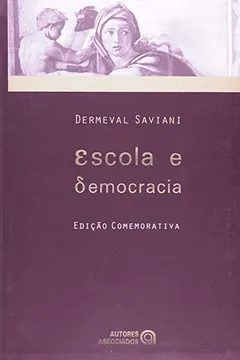Capa do livro Escola e Democracia