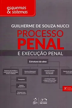 Livro Esquemas & Sistemas - Processo Penal e Execução Penal - Resumo, Resenha, PDF, etc.