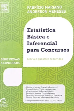 Livro Estatística Básica e Inferencial Para Concursos - Resumo, Resenha, PDF, etc.