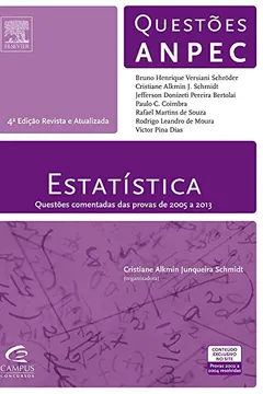 Livro Estatística. Questões ANPEC - Resumo, Resenha, PDF, etc.