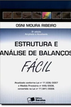 Livro Estrutura E Analise De Balanços. Facil - Resumo, Resenha, PDF, etc.