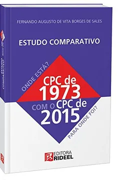 Livro Estudo Comparativo do CPC. Onde Está e Para Onde Foi - Resumo, Resenha, PDF, etc.