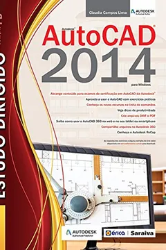 Capa do livro Estudo Dirigido de AutoCAD 2014
