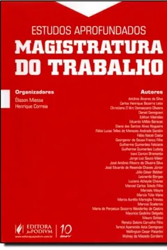 Livro Estudos Aprofundados. Magistratura Do Trabalho - Resumo, Resenha, PDF, etc.