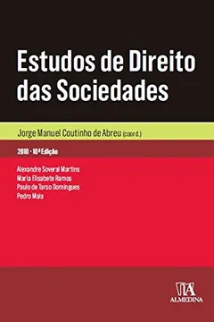 Capa do livro Estudos De Direito Das Sociedades