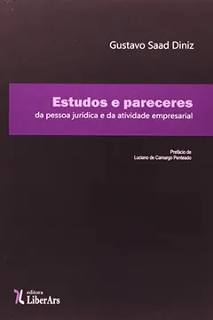 Livro Estudos e Pareceres da Pessoa Jurídica e da Atividade Empresarial - Resumo, Resenha, PDF, etc.