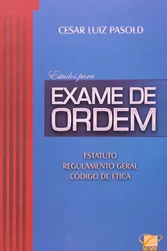 Livro Estudos Para Exame De Ordem - Resumo, Resenha, PDF, etc.