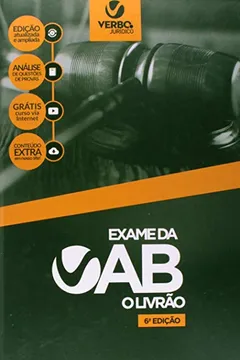 Livro Exame da OAB. O Livrão. Compêndio Preparatório Para Primeira Fase do Exame da OAB - Resumo, Resenha, PDF, etc.