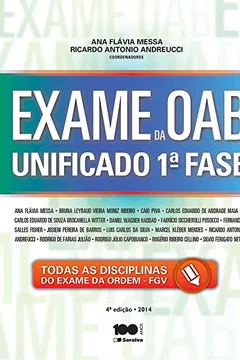 Livro Exame da OAB Unificado. 1ª Fase - Resumo, Resenha, PDF, etc.