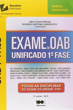 Livro Exame da OAB Unificado. 1ª Fase - Resumo, Resenha, PDF, etc.