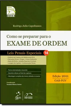 Livro Exame Da Ordem. 1ª Fase. Leis Penais Especiais - Resumo, Resenha, PDF, etc.