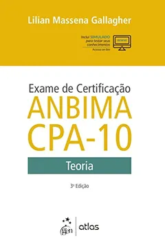 Livro Exame de Certificação ANBIMA CPA-10. Teoria - Resumo, Resenha, PDF, etc.