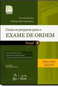 Livro Exame De Ordem. 1ª Fase. Direito Penal - Coleção Resumo. Volume 5 - Resumo, Resenha, PDF, etc.